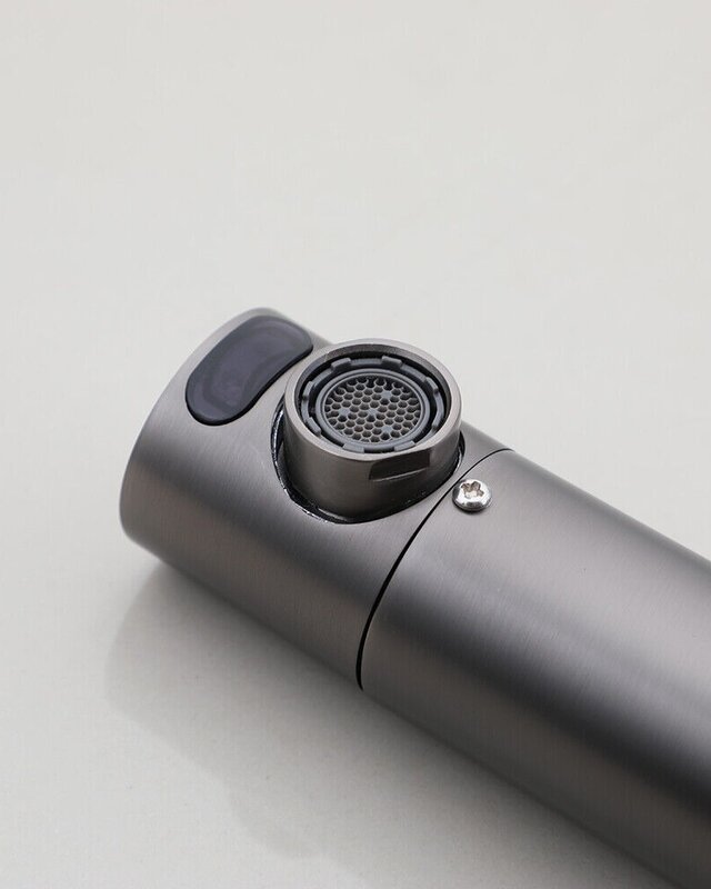 Rene Houtman Gun Metal Muurkraan Met Sensor | Koud Water