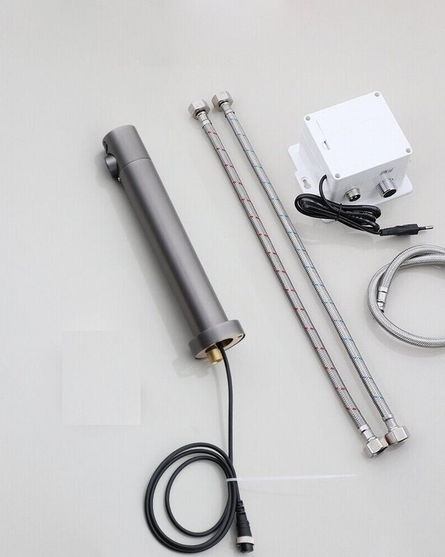 Rene Houtman Gun Metal Muurkraan Met Sensor | Koud Water