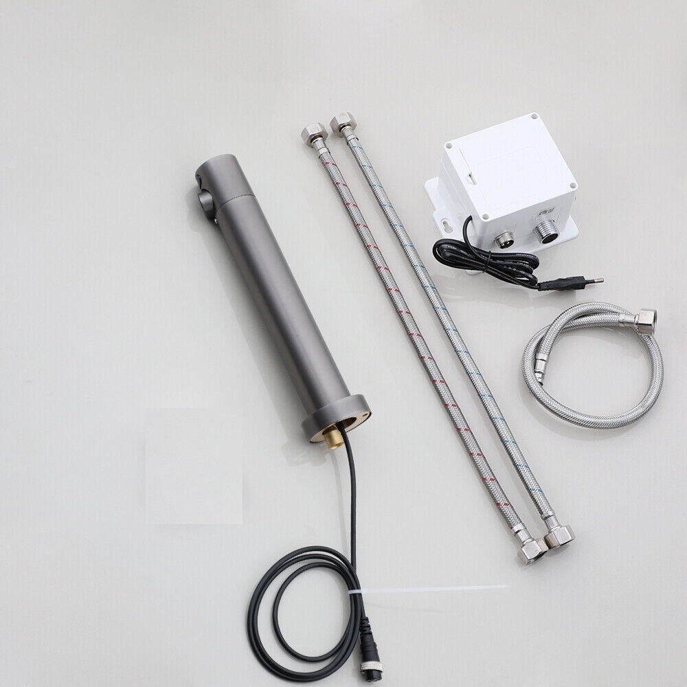 Rene Houtman Gun Metal Muurkraan Met Sensor | Koud Water