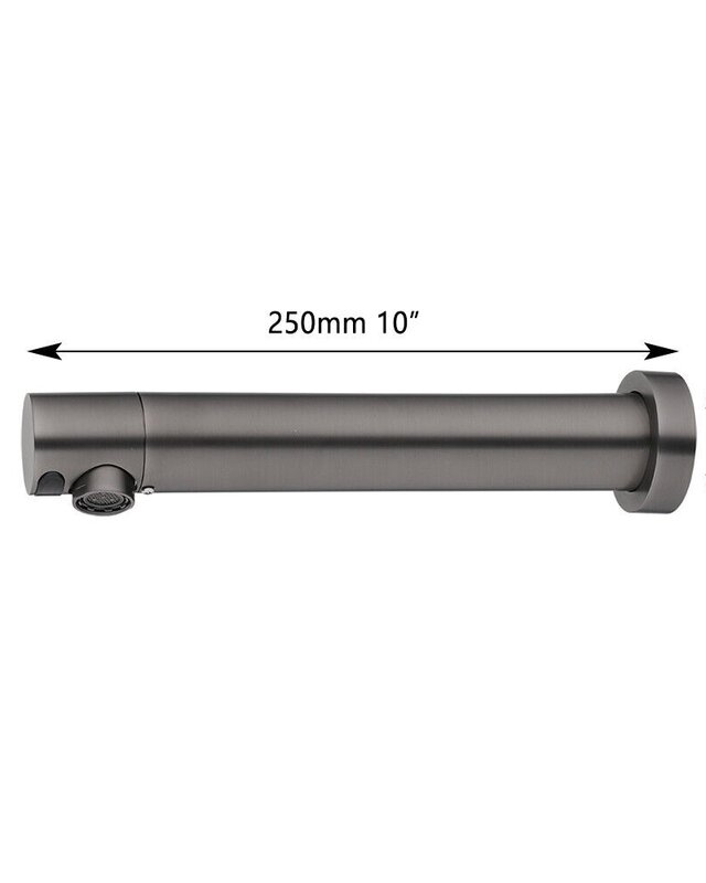 Rene Houtman Gun Metal Muurkraan Met Sensor | Koud Water