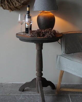 Rene Houtman Wijntafeltje | Teak | Ø51 x H75 cm