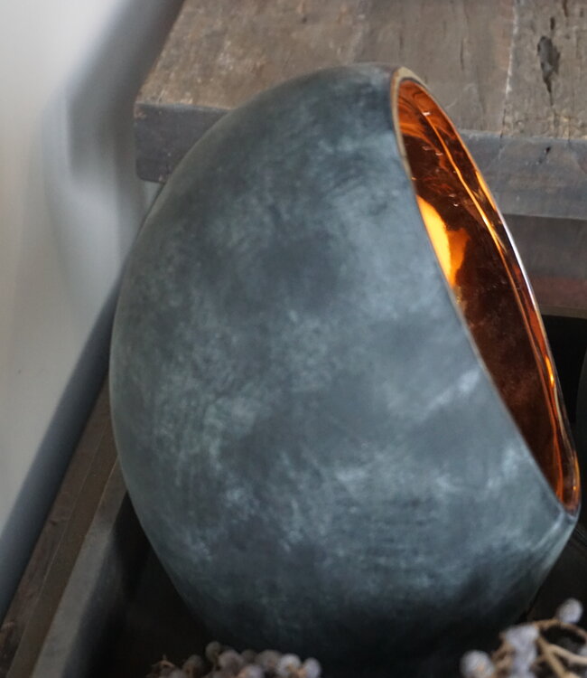 Brynxz Theelichten | Set Van 2 | Zwart/Goud