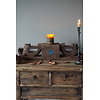 Uniek Houten Ornament Kandelaar | H16 x B67 x D12 cm