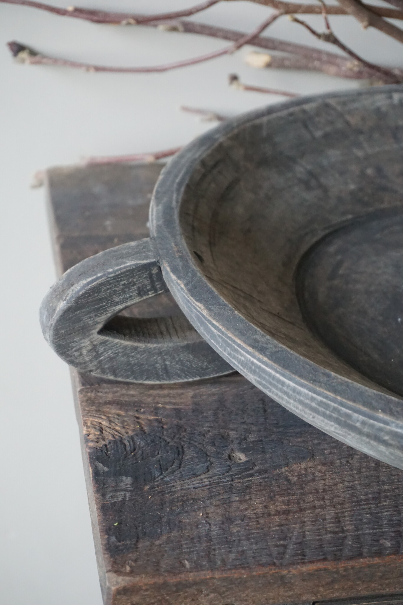 Rene Houtman Plateau Met Handgreep | Antique Grey