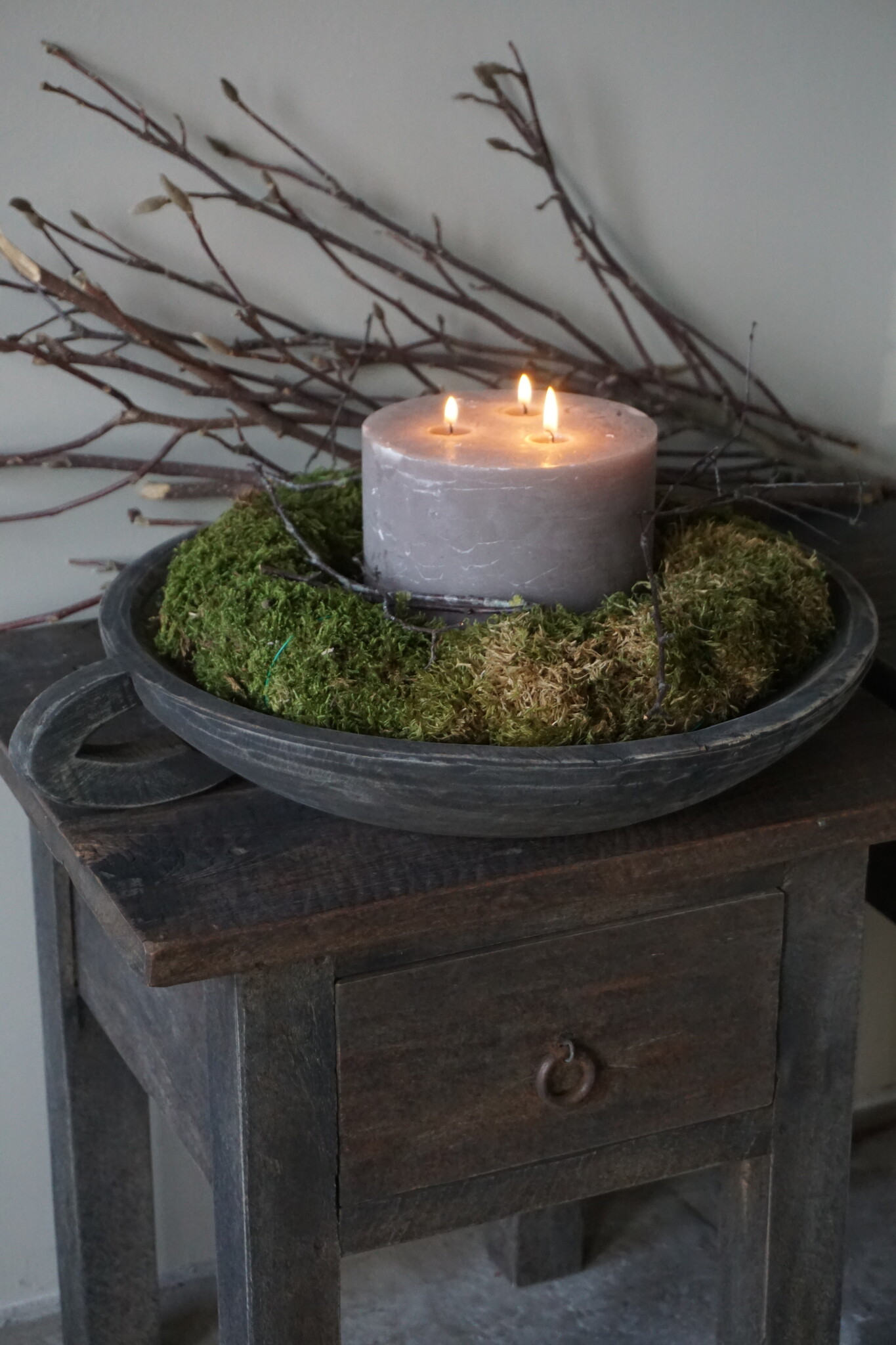 Rene Houtman Plateau Met Handgreep | Antique Grey