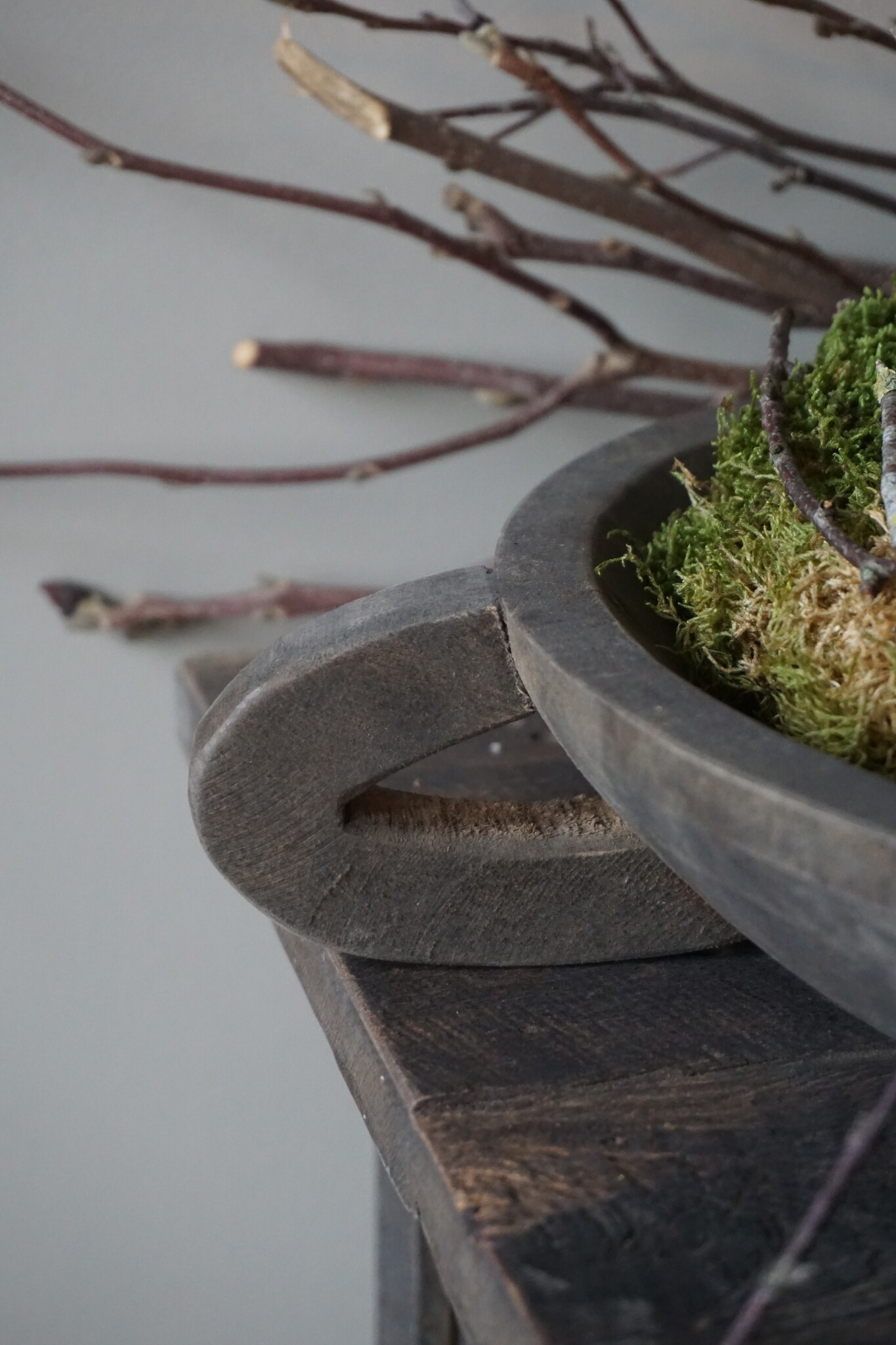 Rene Houtman Plateau Met Handgreep | Antique Grey