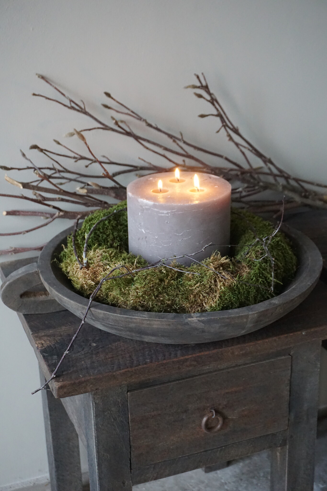 Rene Houtman Plateau Met Handgreep | Antique Grey