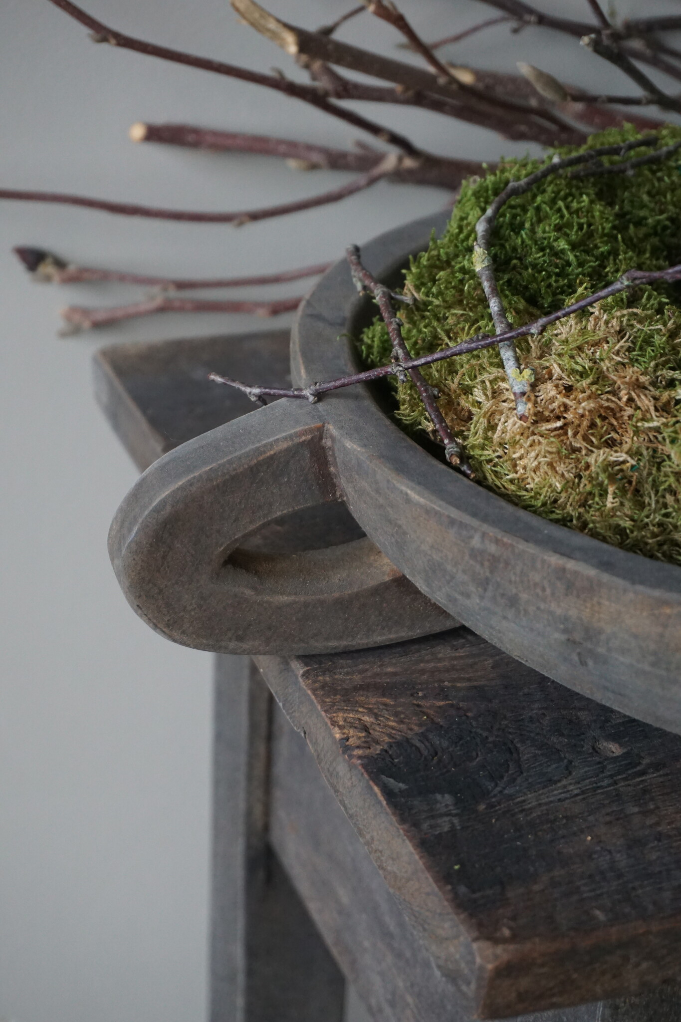Rene Houtman Plateau Met Handgreep | Antique Grey
