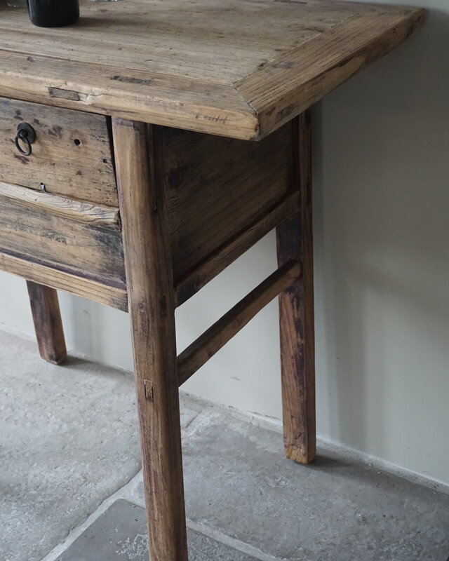 Rene Houtman Antieke Wandtafel | H85 x B102 x D47 cm