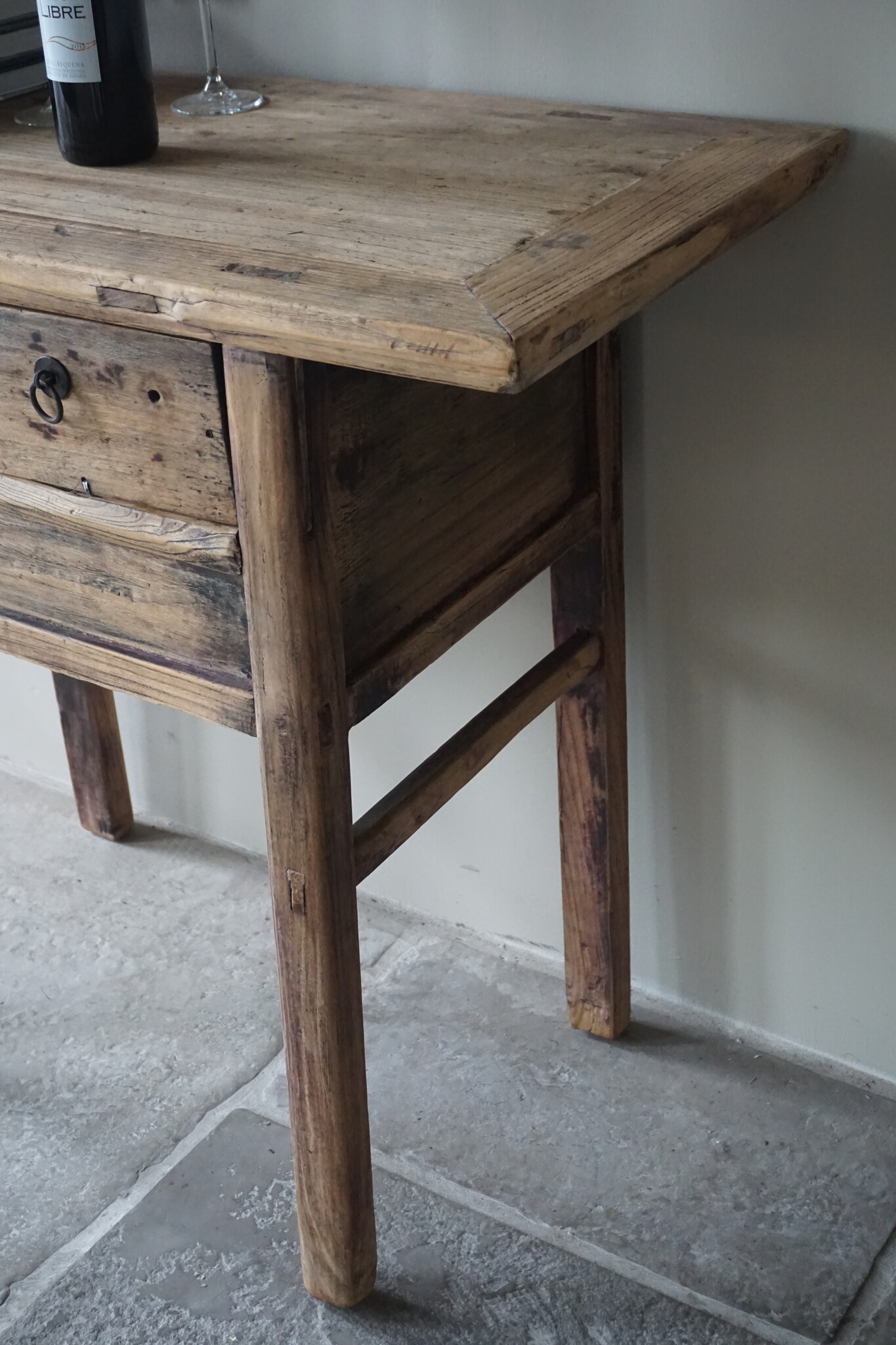 Rene Houtman Antieke Wandtafel | H85 x B102 x D47 cm