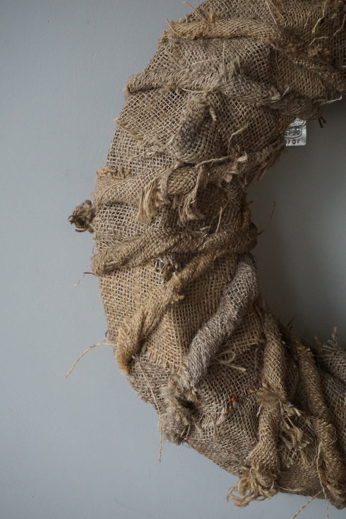 Rene Houtman Krans | Linnen Naturel | H15 x D53 cm