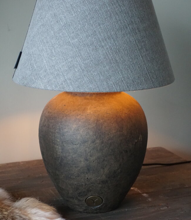 Brynxz Lampenkap | Stone | H16 x Ø30 cm
