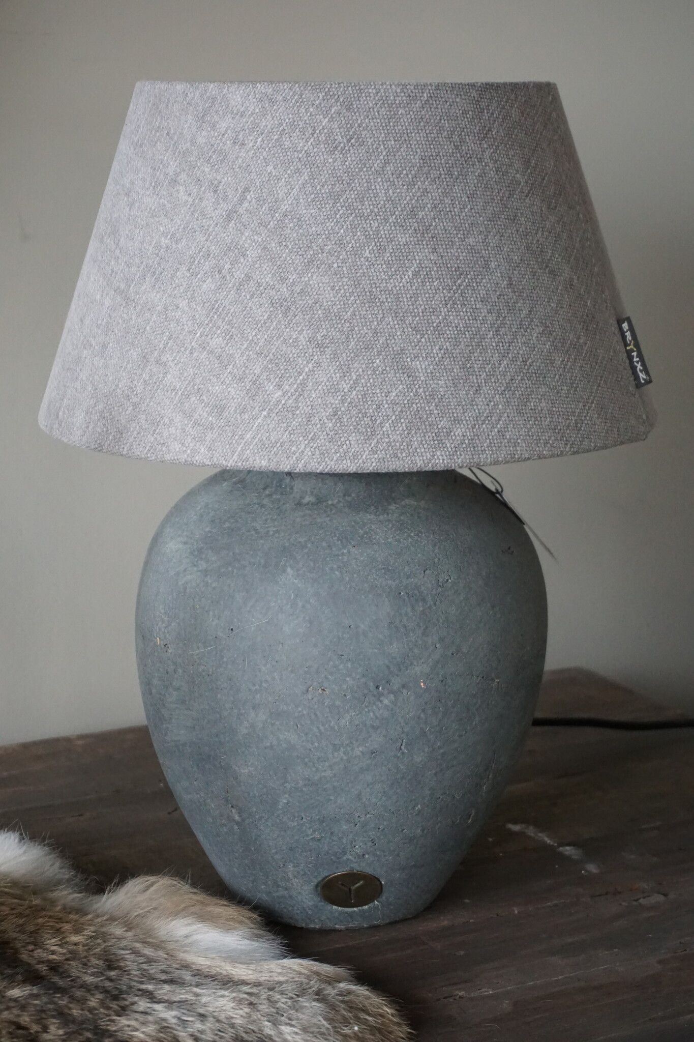 Brynxz Lampenkap | Stone | H16 x Ø30 cm