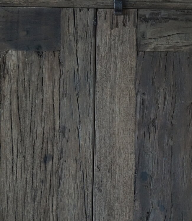 Rene Houtman Oud Teak Kast Barrano 90x40x195 cm 2 deurs