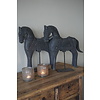 Houten Paard | Op Standaard | H44 x B34 x D10 cm