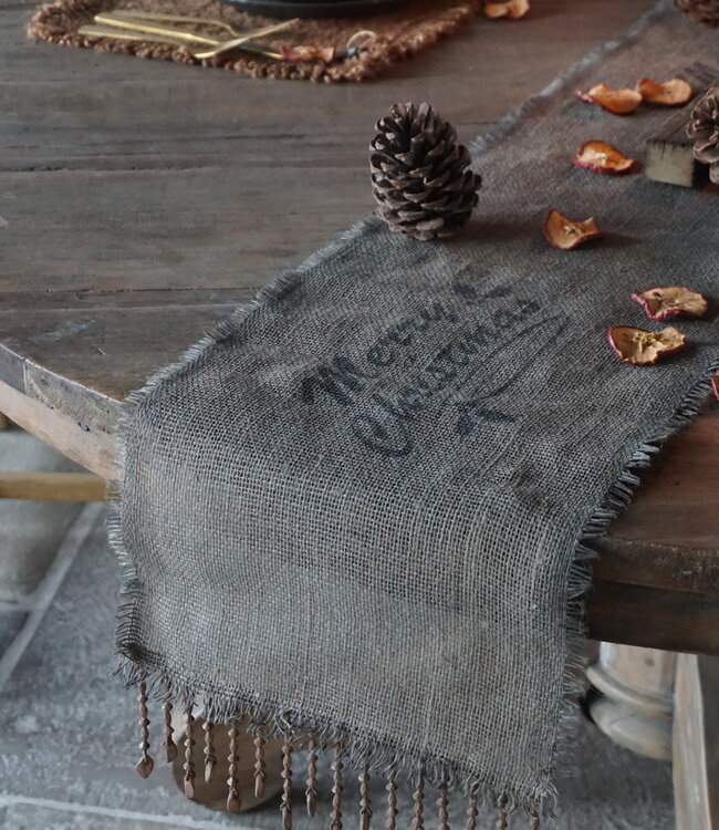 Rene Houtman Tafelloper | Merry Christmas | L200 x B33 cm