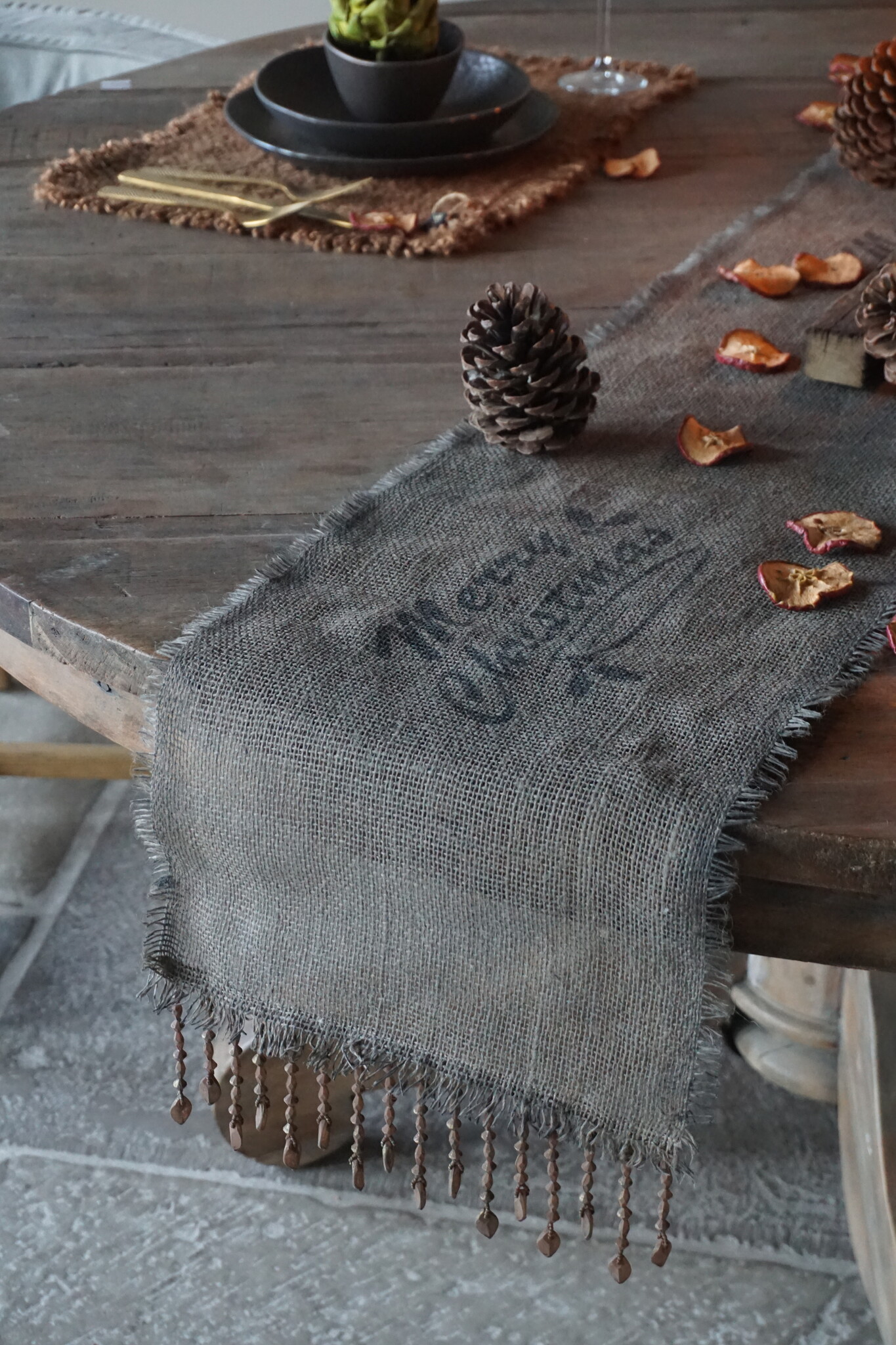 Rene Houtman Tafelloper | Merry Christmas | L200 x B33 cm