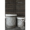 Wasmanden + Linnen Zak | Rattan Grey | Set van 2