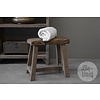 Oud Houten Krukje | Rustiek | H45xB47xD25 Cm