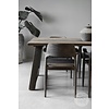 Armstoel | Vergrijsd Teak | H81xB58xD50 Cm