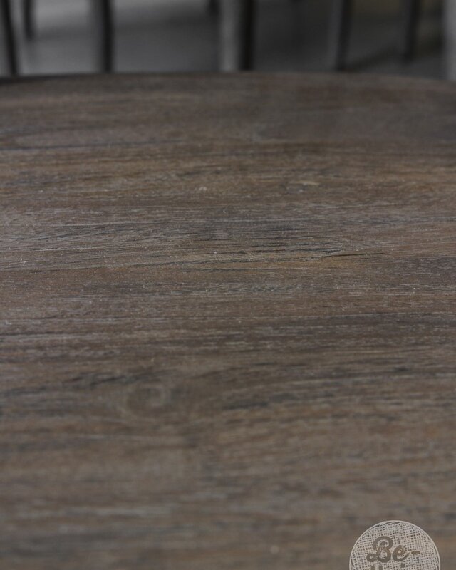Be-Uniq Armstoel | Vergrijsd Teak | H81xB58xD50 Cm