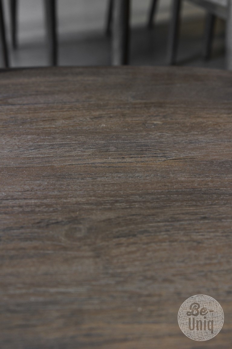 Be-Uniq Armstoel | Vergrijsd Teak | H81xB58xD50 Cm