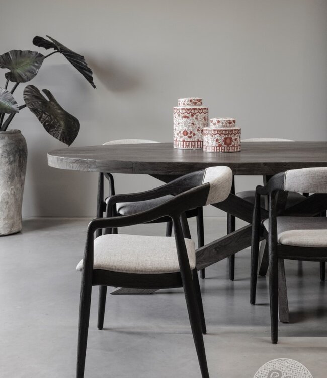 Be-Uniq Armstoel Sence | Black | H79xB55xD58 Cm