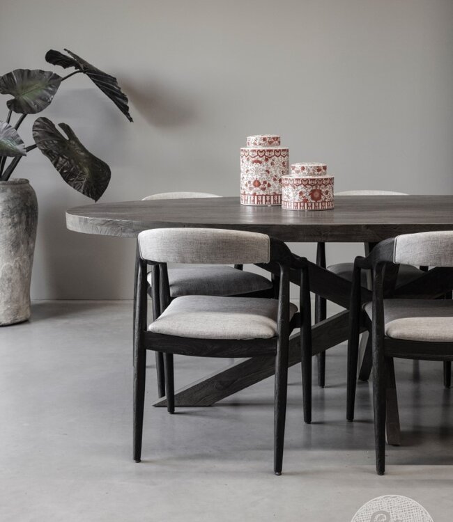 Be-Uniq Armstoel Sence | Black | H79xB55xD58 Cm