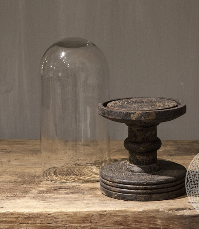 Be-Uniq Glazen Stolp | Vintage | H44xB17xD17 Cm