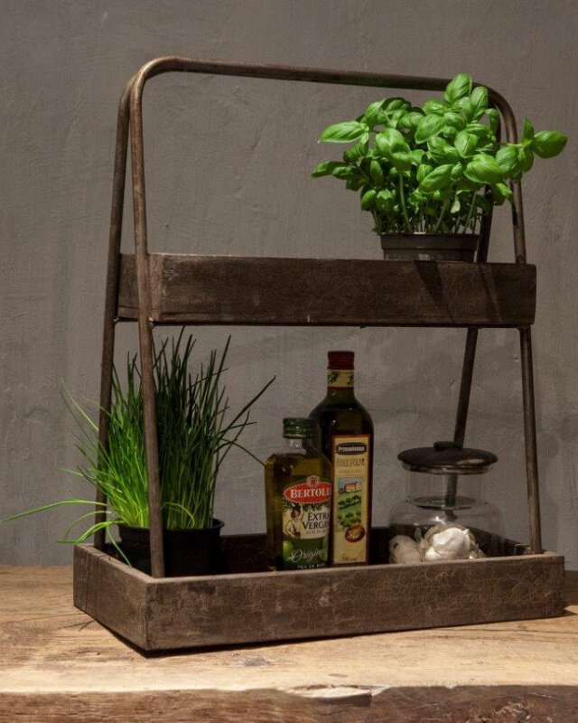 Be-Uniq Etagère | Grey | H60 x B50 x D25 Cm