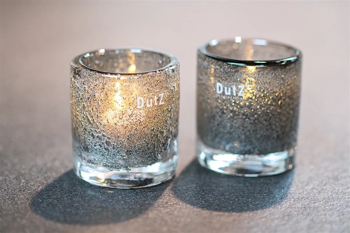 DutZ Cilinder | Galaxy | Grijs | H10 x D9 cm