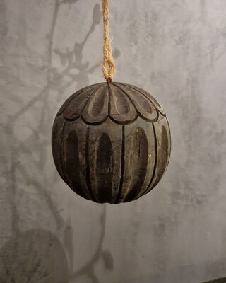 Rene Houtman Decoratieve Houten Bal | Maat S