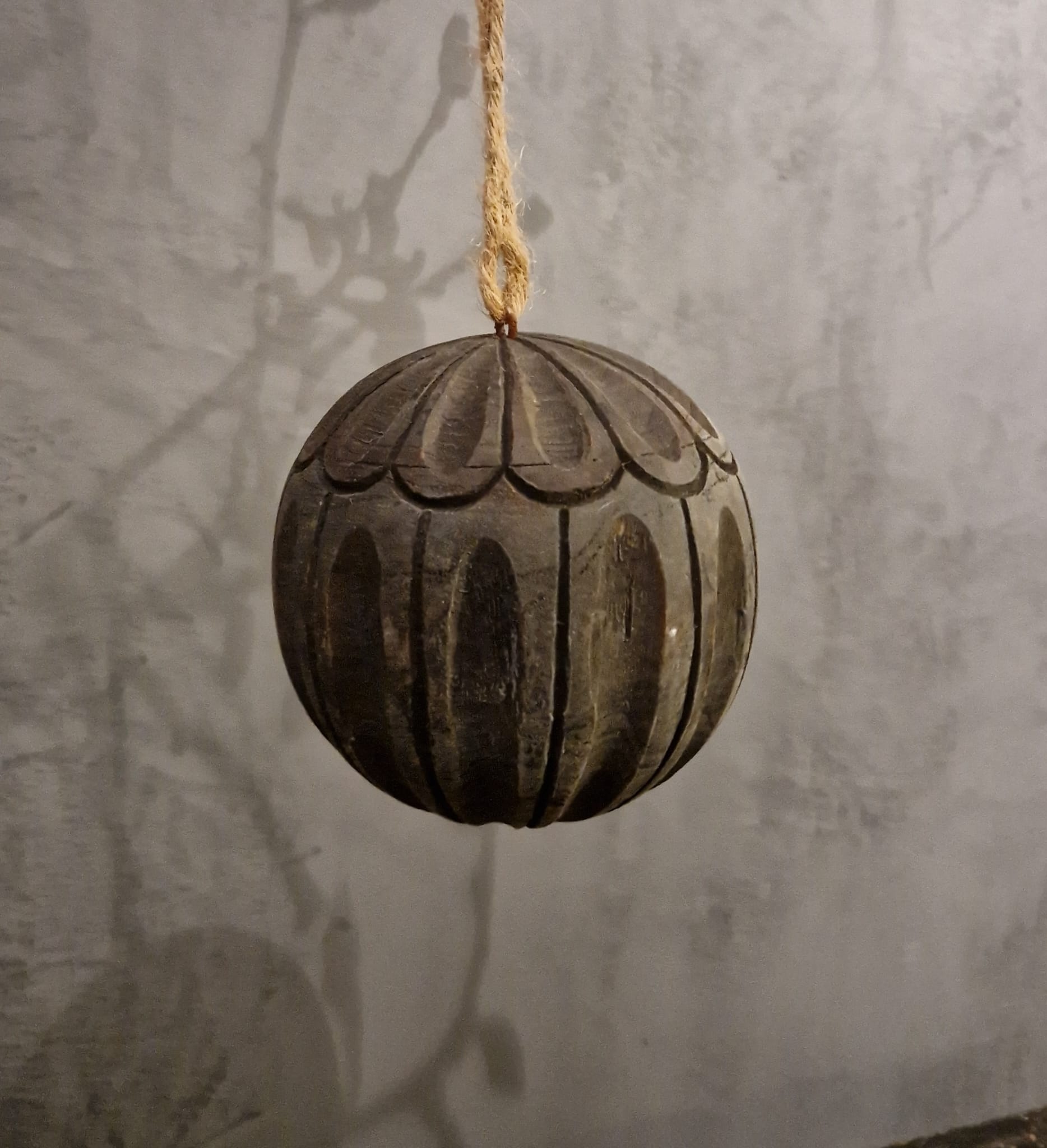 Rene Houtman Decoratieve Houten Bal | Maat S
