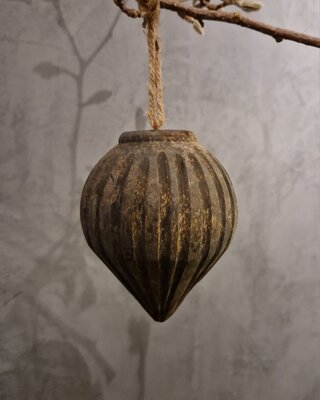 Rene Houtman Decoratieve Houten Bal | Maat M