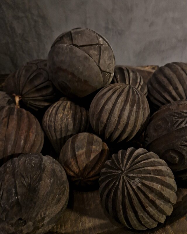 Rene Houtman Decoratieve Houten Bal | Maat L