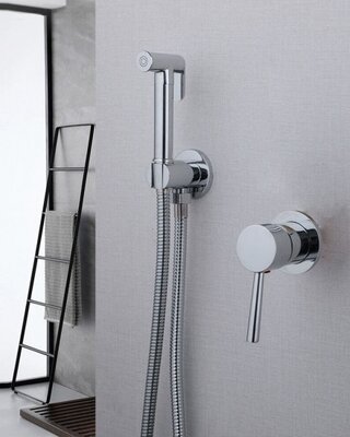 Rene Houtman Bidet Sproeier | Chroom | Warm & Koud
