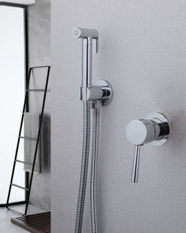 Rene Houtman Bidet Sproeier | Chroom | Warm & Koud