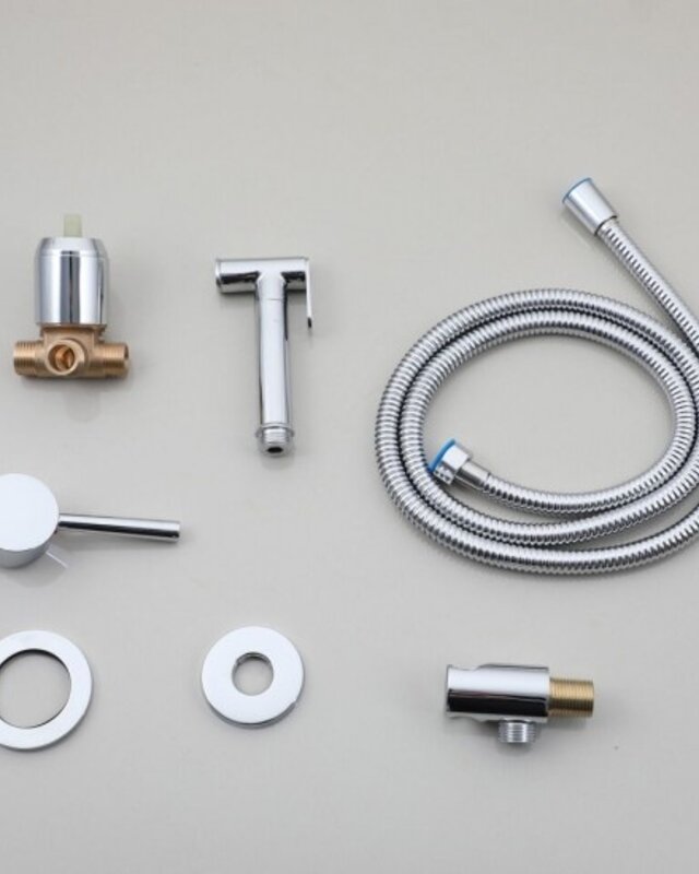 Rene Houtman Bidet Sproeier | Chroom | Warm & Koud