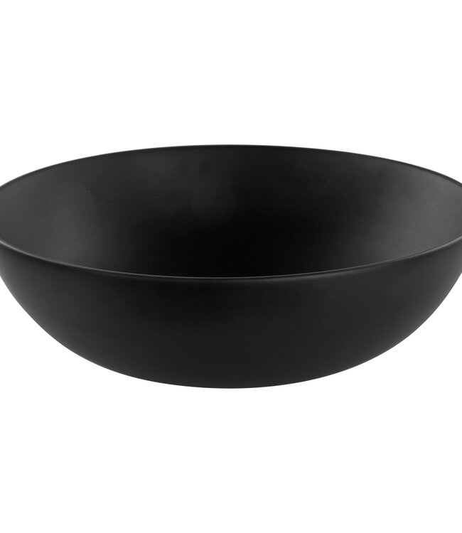 Differnz Waskom Slim | Keramiek | Zwart | H13,5 x Ø39,5 cm