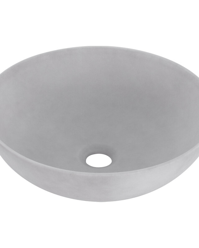 Differnz Waskom Slim | Keramiek | Betonlook | H13,5 x Ø39,5 cm