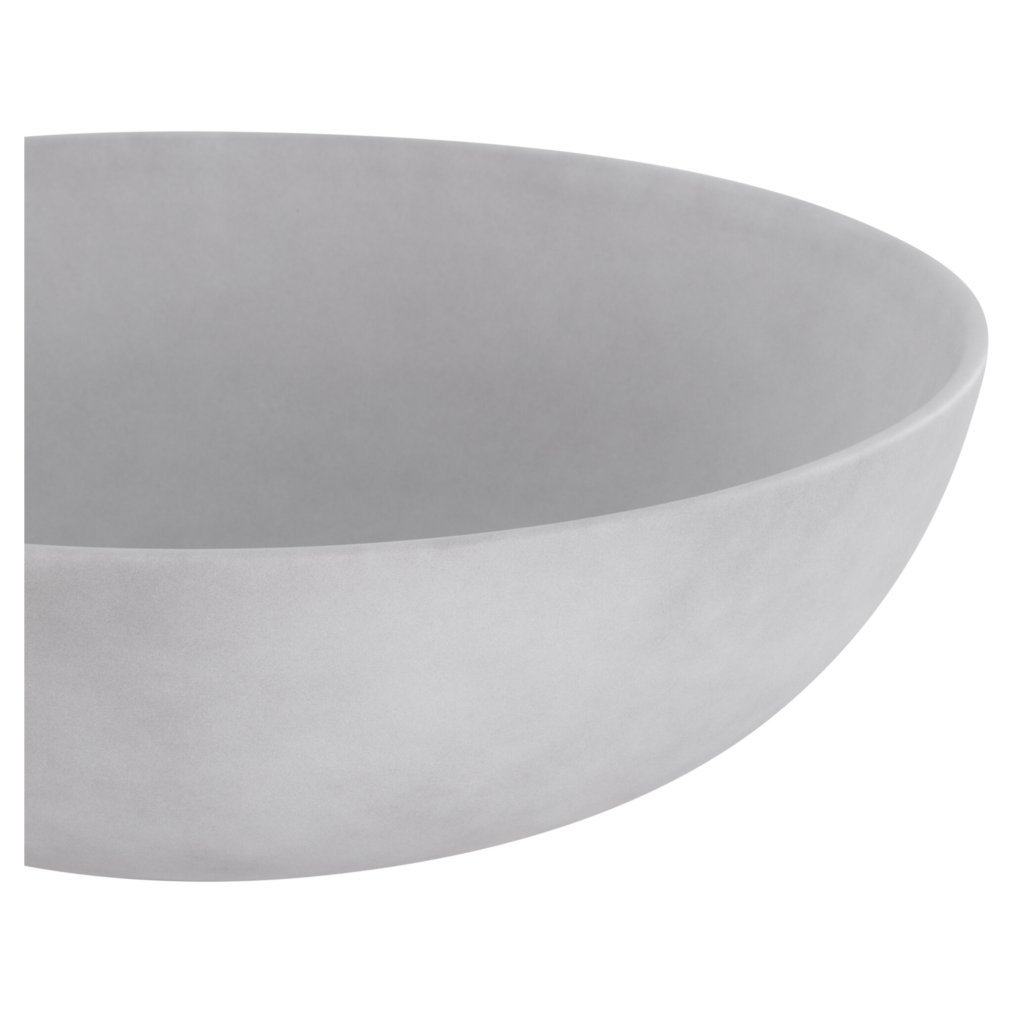 Differnz Waskom Slim | Keramiek | Betonlook | H13,5 x Ø39,5 cm