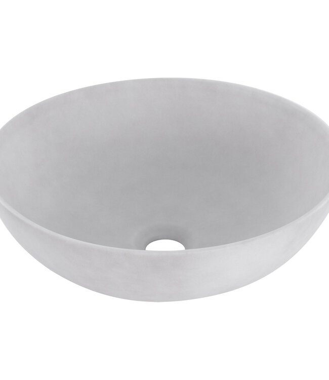 Differnz Waskom Slim | Keramiek | Betonlook | H13,5 x Ø39,5 cm