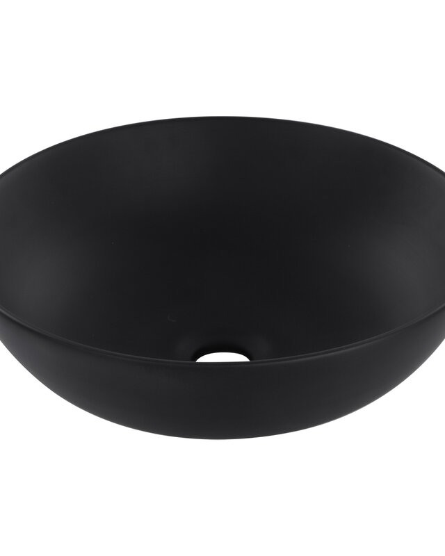 Differnz Waskom Slim | Keramiek | Zwart | H12,5 x Ø28,5 cm