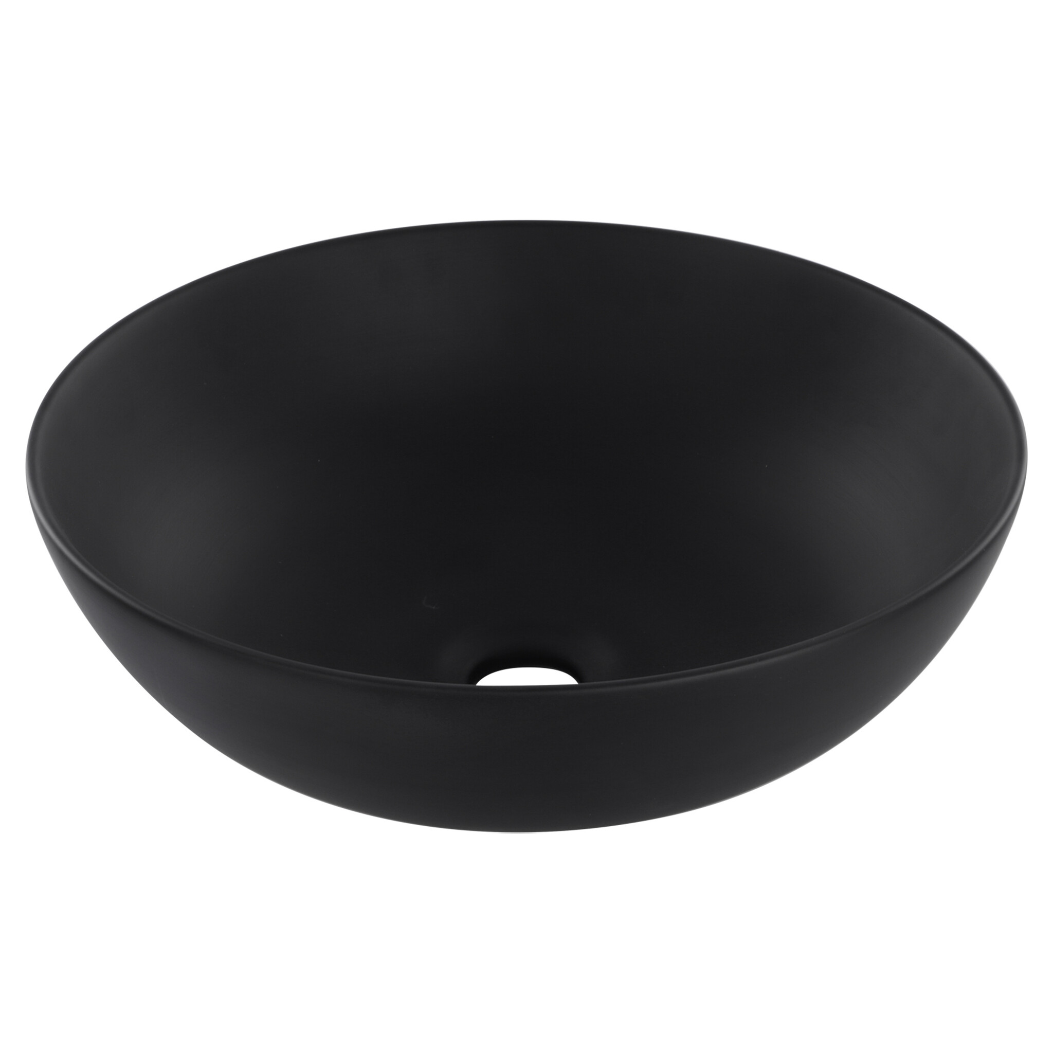 Differnz Waskom Slim | Keramiek | Zwart | H12,5 x Ø28,5 cm
