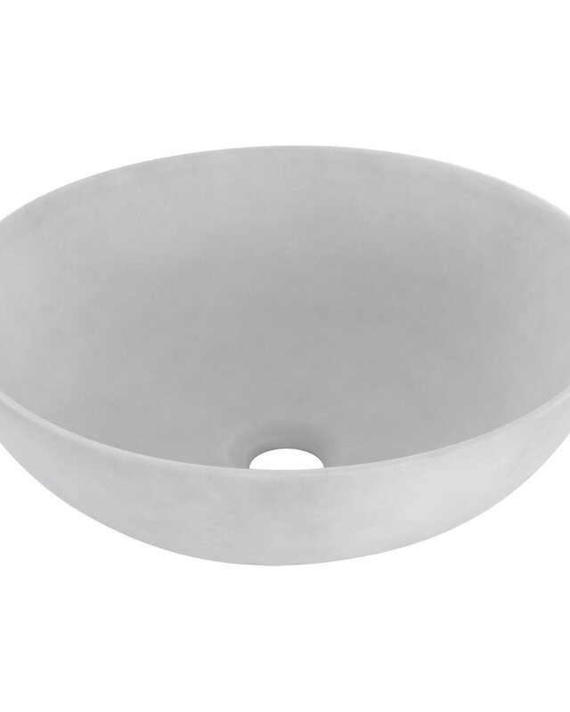Differnz Waskom Slim | Keramiek | Betonlook | H12,5 x Ø28,5 cm