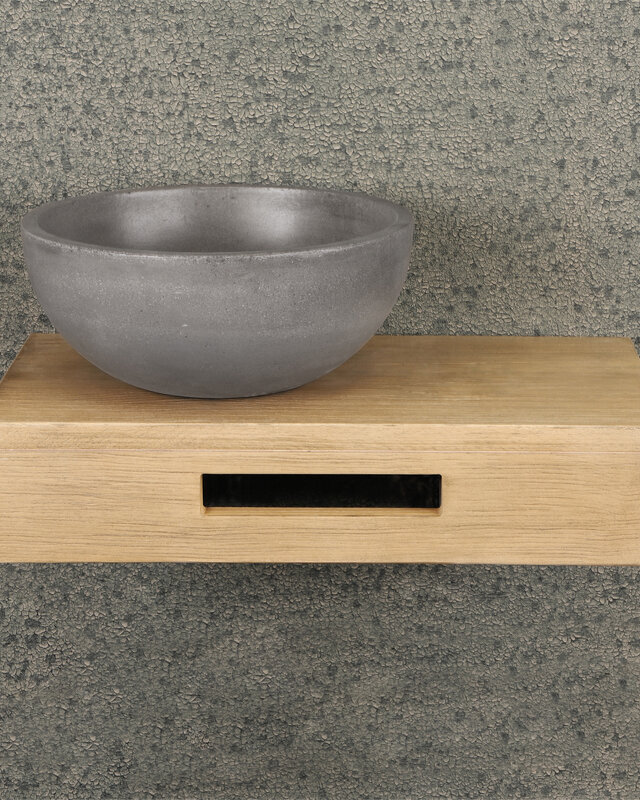 Differnz Waskom Hura L | Beton | H12 x Ø28 cm