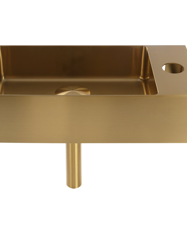 Differnz Fontein | RVS | Goud | H9 x B36,5 x D18 cm