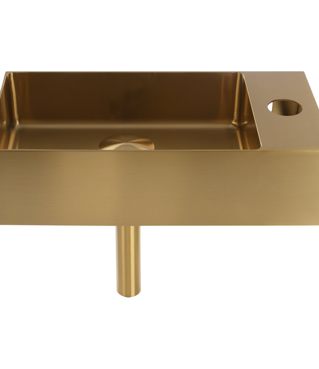 Differnz Fontein | RVS | Goud | H9 x B36,5 x D18 cm