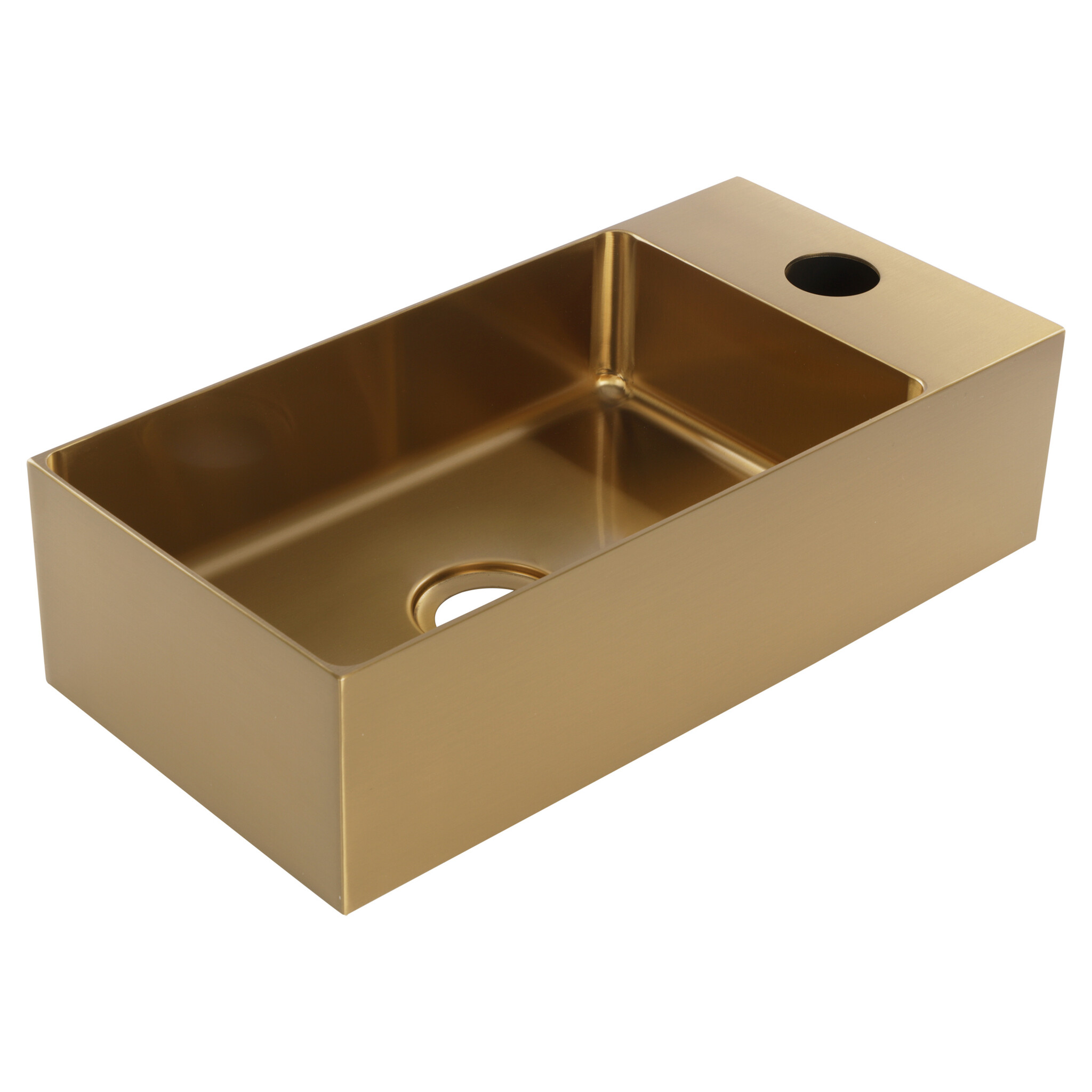 Differnz Fontein | RVS | Goud | H9 x B36,5 x D18 cm