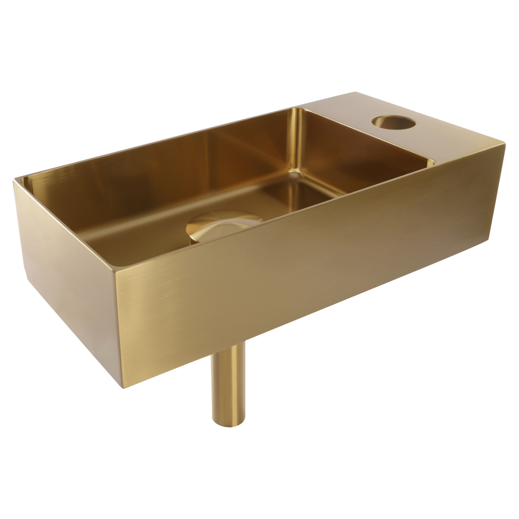 Differnz Fontein | RVS | Goud | H9 x B36,5 x D18 cm